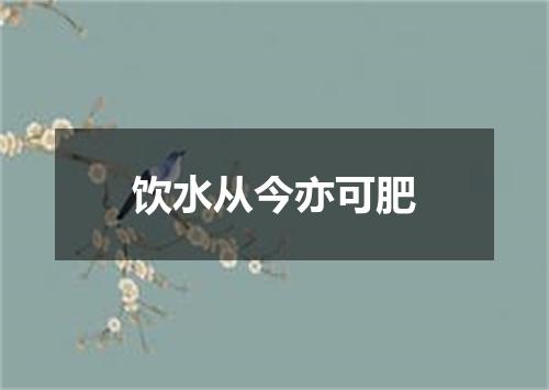 饮水从今亦可肥