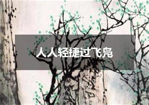 人人轻捷过飞凫