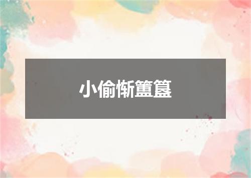 小偷惭簠簋