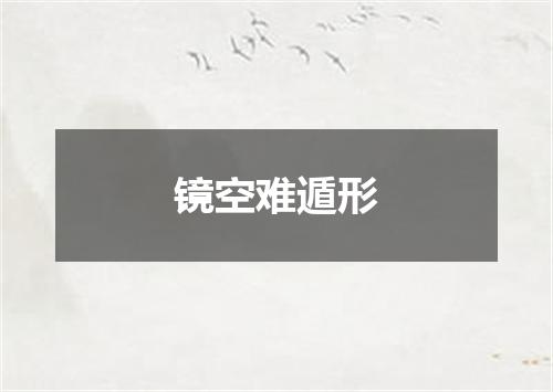 镜空难遁形