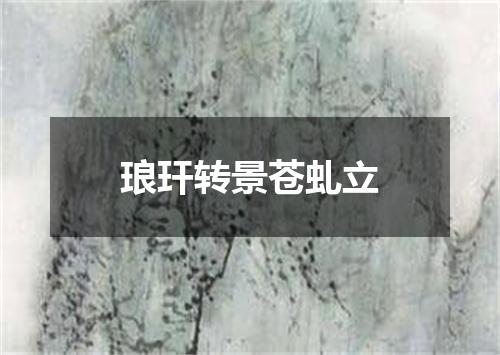 琅玕转景苍虬立