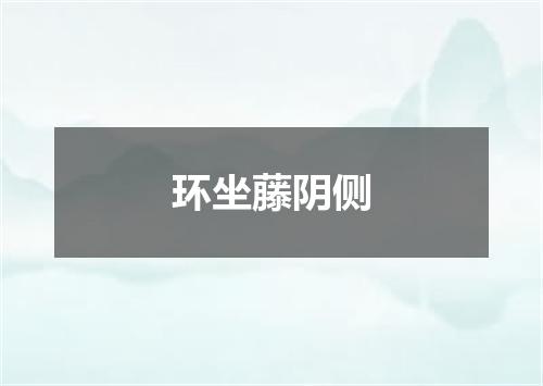 环坐藤阴侧