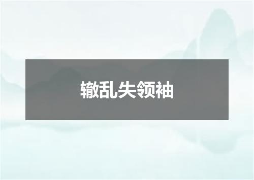 辙乱失领袖