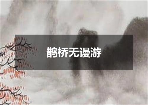 鹊桥无谩游