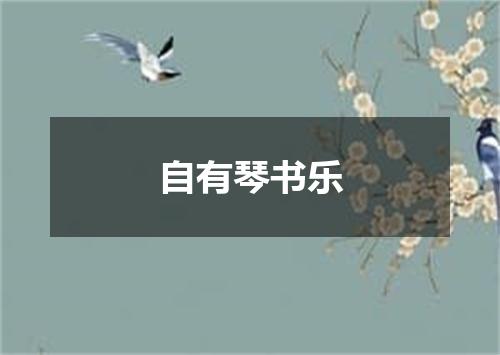 自有琴书乐