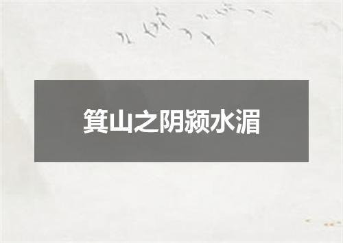 箕山之阴颍水湄