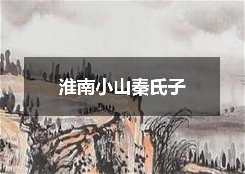 淮南小山秦氏子