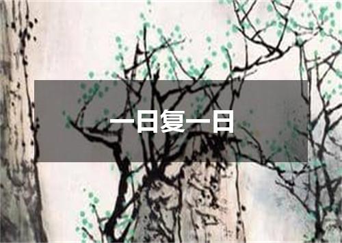 一日复一日