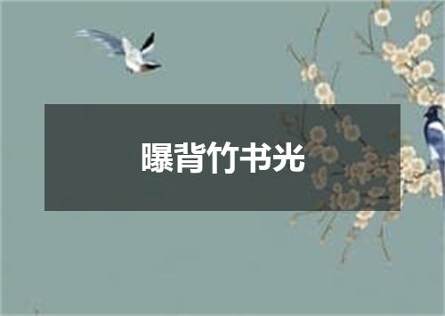 曝背竹书光