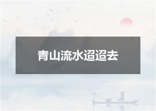 青山流水迢迢去