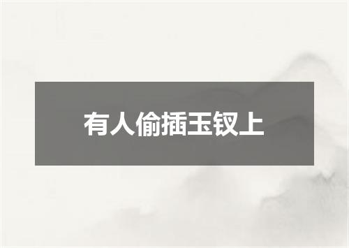有人偷插玉钗上