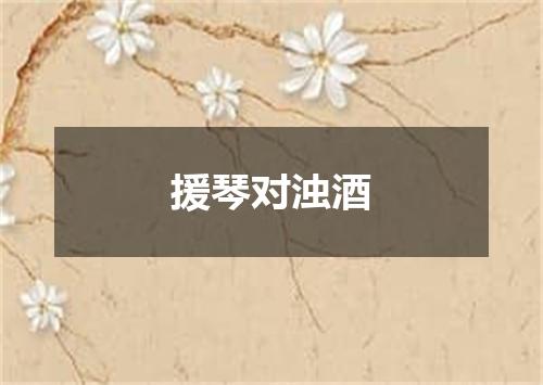 援琴对浊酒