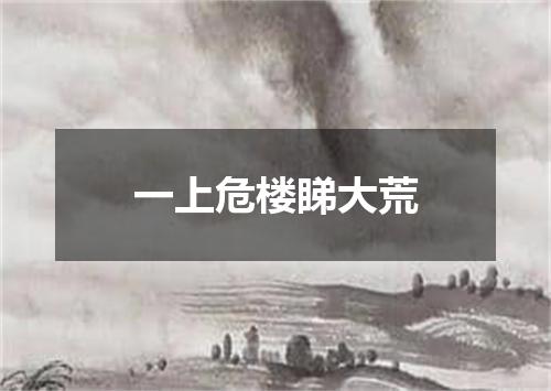 一上危楼睇大荒