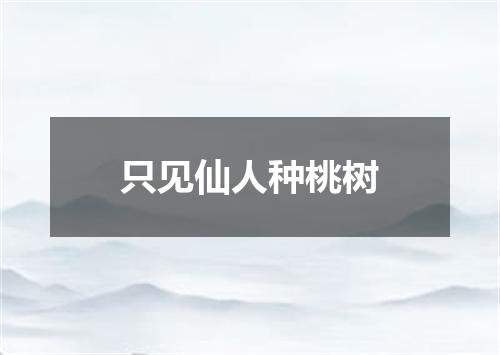 只见仙人种桃树