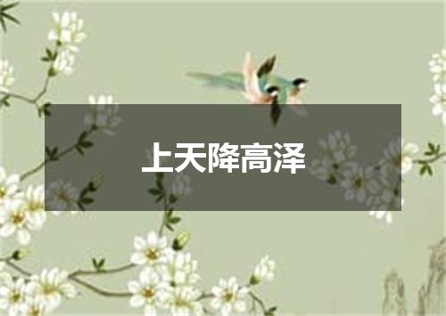 上天降高泽