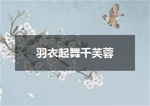 羽衣起舞千芙蓉