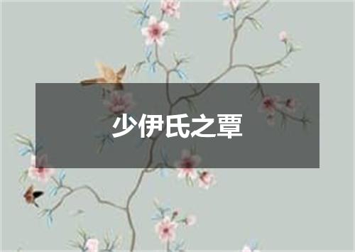 少伊氏之覃