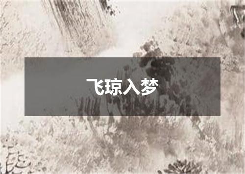 飞琼入梦