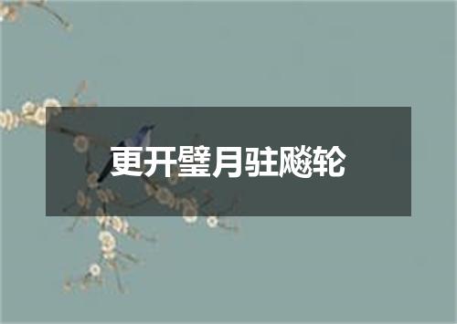 更开璧月驻飚轮