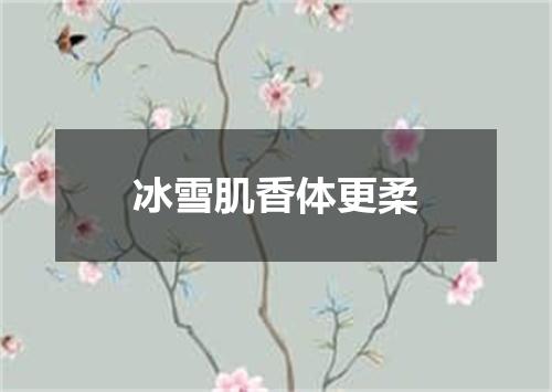 冰雪肌香体更柔