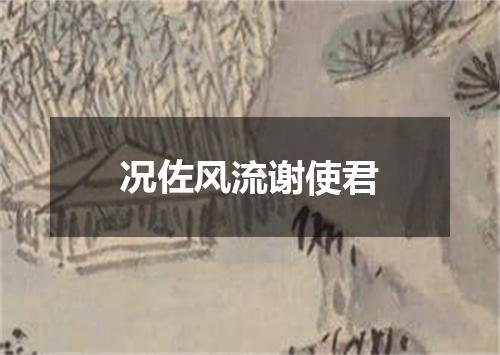 况佐风流谢使君