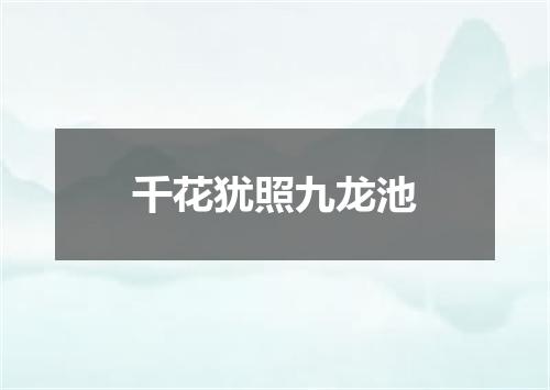千花犹照九龙池