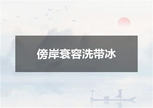 傍岸衰容洗带冰