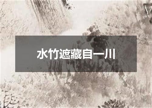 水竹遮藏自一川