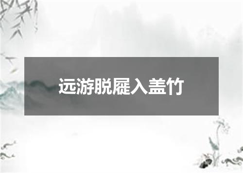 远游脱屣入盖竹