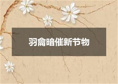 羽龠暗催新节物