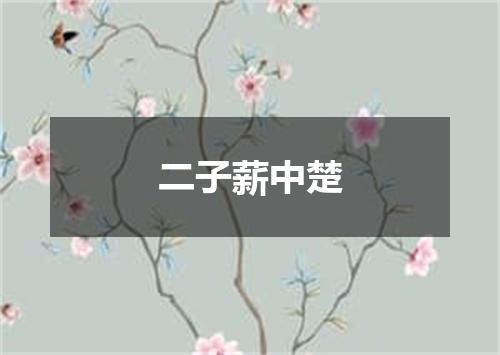 二子薪中楚