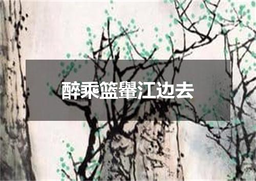 醉乘篮轝江边去