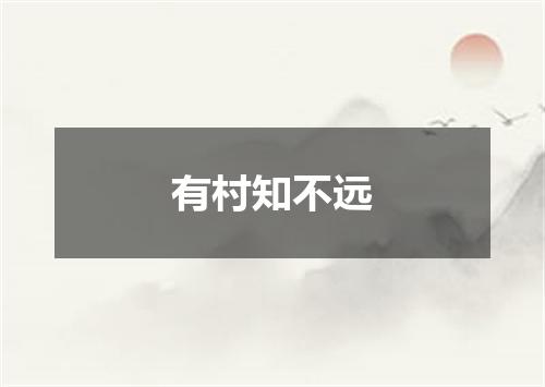 有村知不远