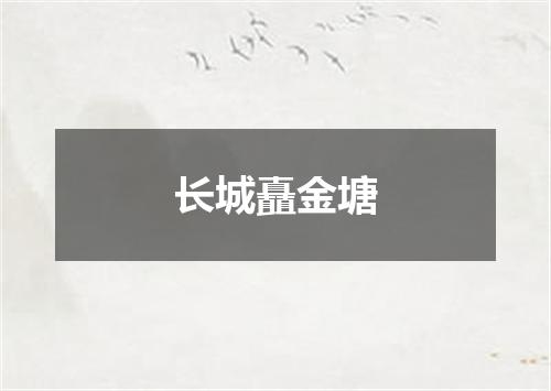 长城矗金塘