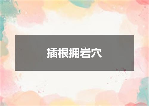 插根拥岩穴