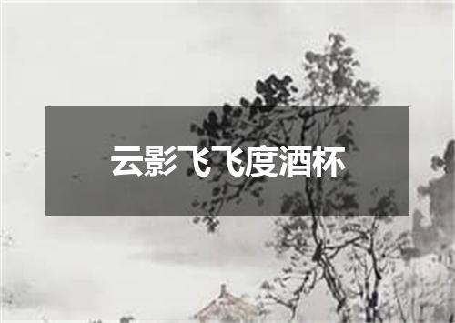 云影飞飞度酒杯