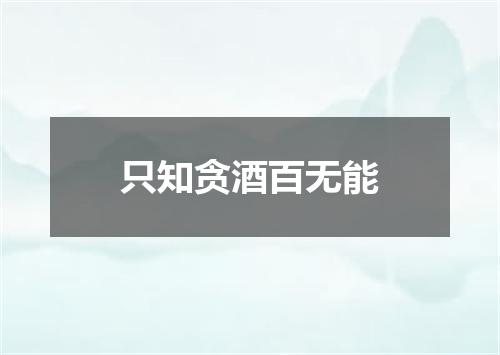 只知贪酒百无能