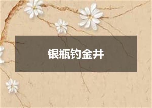 银瓶钓金井