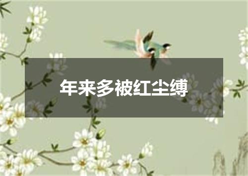 年来多被红尘缚