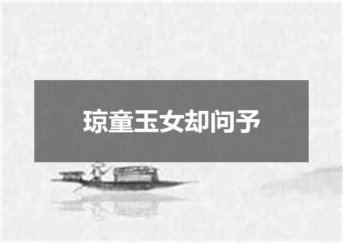 琼童玉女却问予