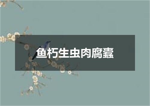 鱼朽生虫肉腐蠹