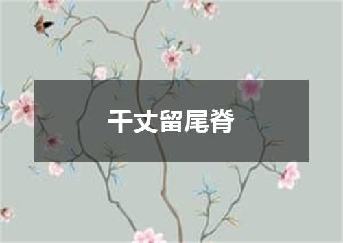 千丈留尾脊