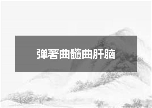 弹著曲髓曲肝脑