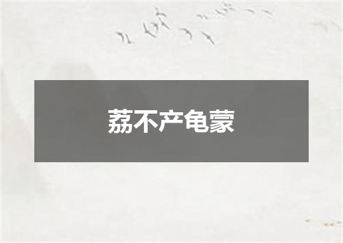 荔不产龟蒙
