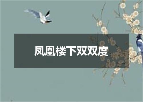 凤凰楼下双双度