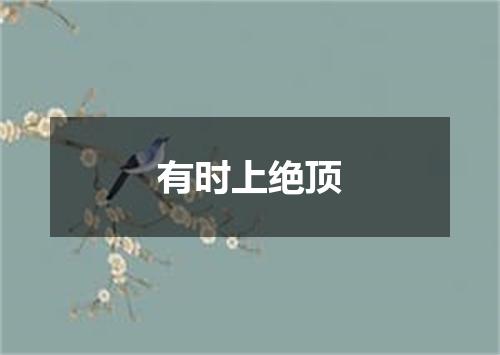 有时上绝顶