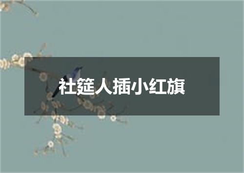 社筵人插小红旗
