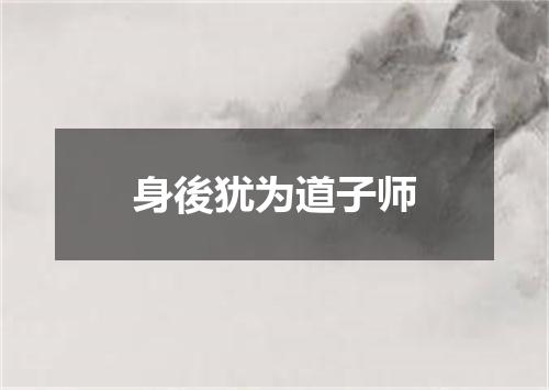 身後犹为道子师