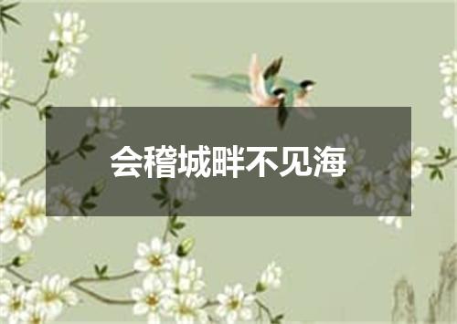 会稽城畔不见海