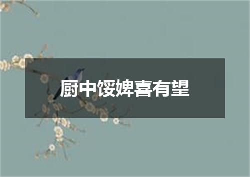 厨中馁婢喜有望